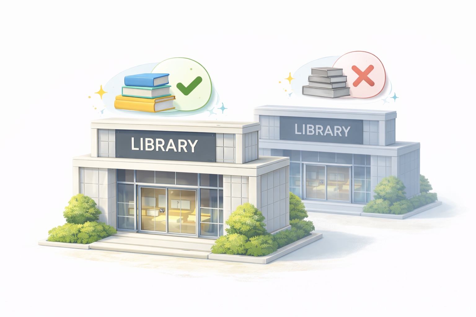 도서관 연동 화면